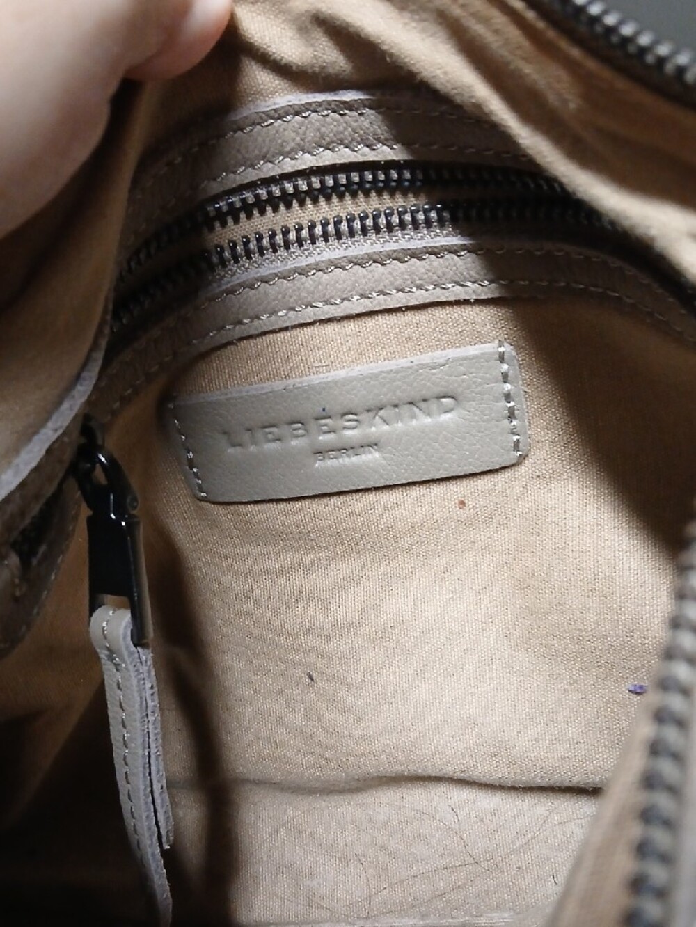 Liebeskind Small Crossbody Bag in Light Taupe - Picture 2 of 3